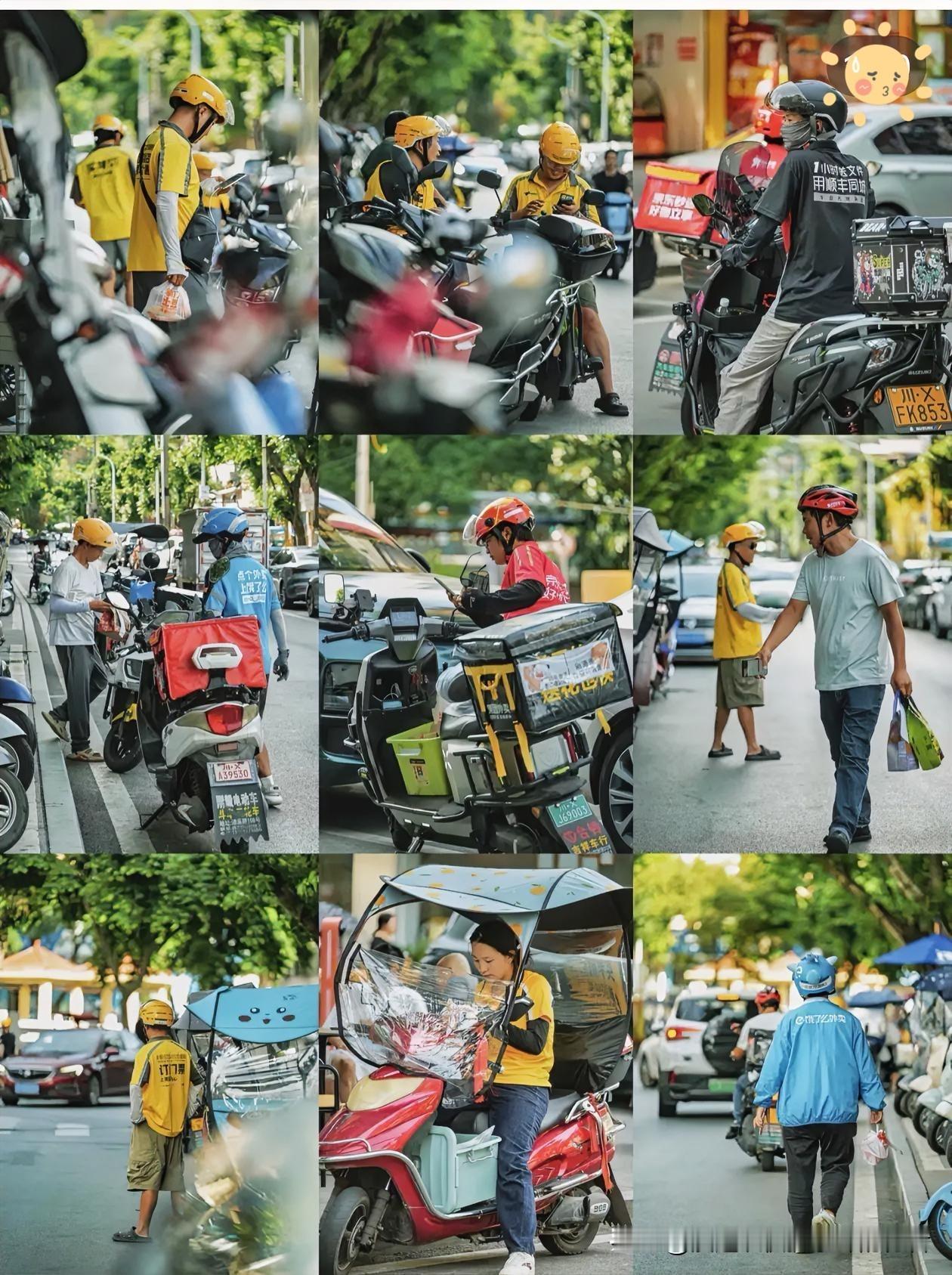 不知道大家有没有发现？2025年外卖员越来越多了！小区楼下、深夜街头，骑手