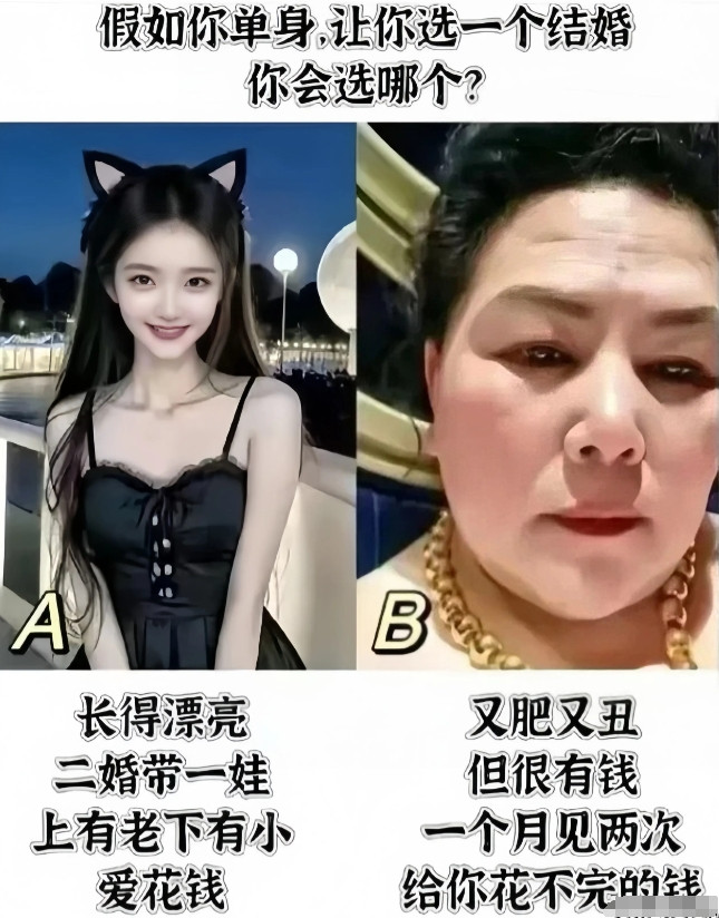 假如你单身，你会选择以下哪位结婚