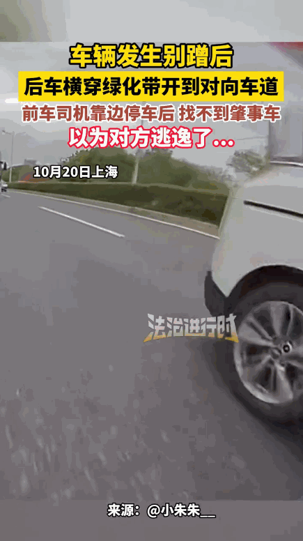 没监控真说不清了!10月20日,上海,一男子开车正常行驶,突然,左侧白车没打转向