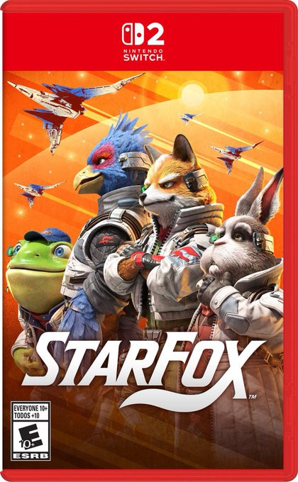 【《星际火狐》Switch2版实体封面公布】任天堂已于今日公布《星际火狐》将于6