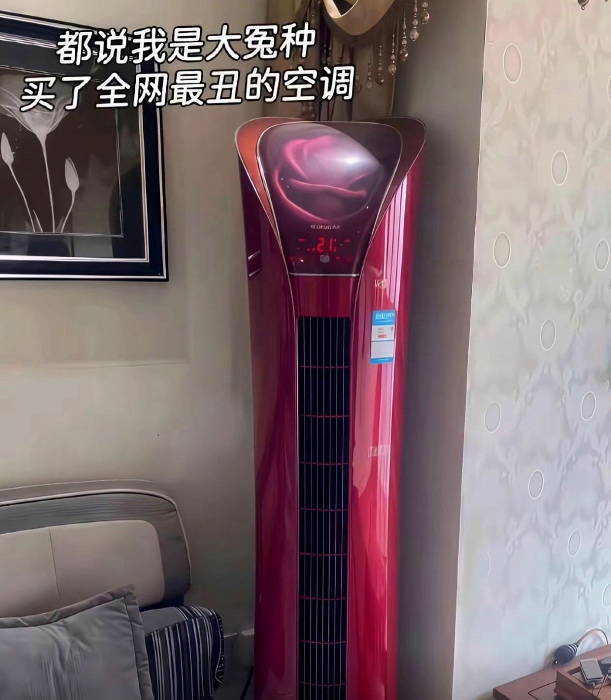 因为买了这台空调被邻居笑话了半个月，这台空调真的有那么丑吗？