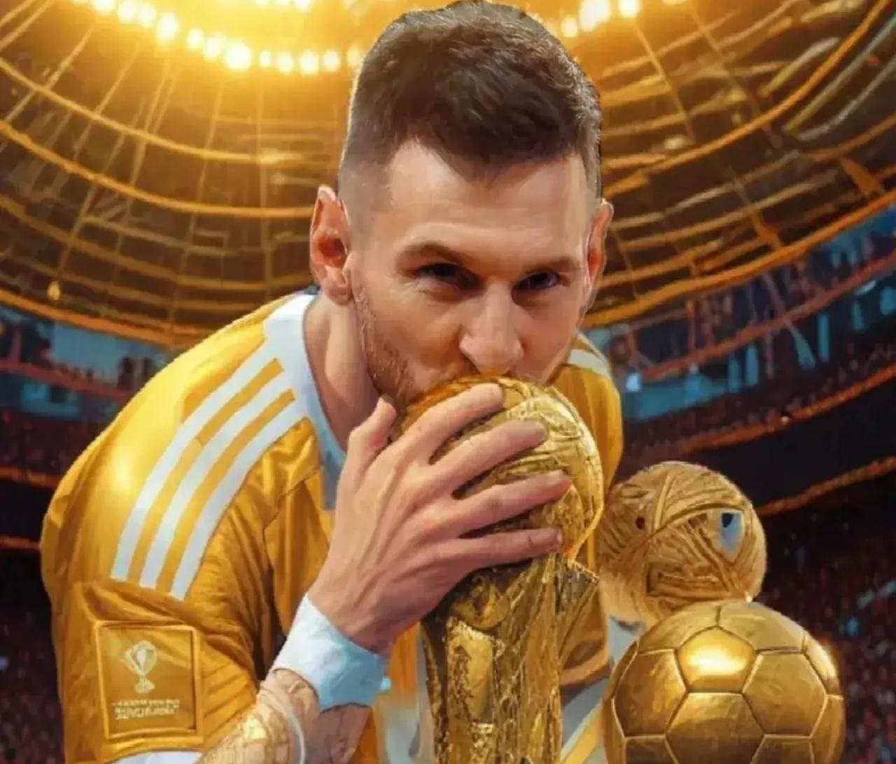 他是足坛的标杆，足球界出现技能和数据出众之人，人们都会下意识的用梅西曾经创下的数