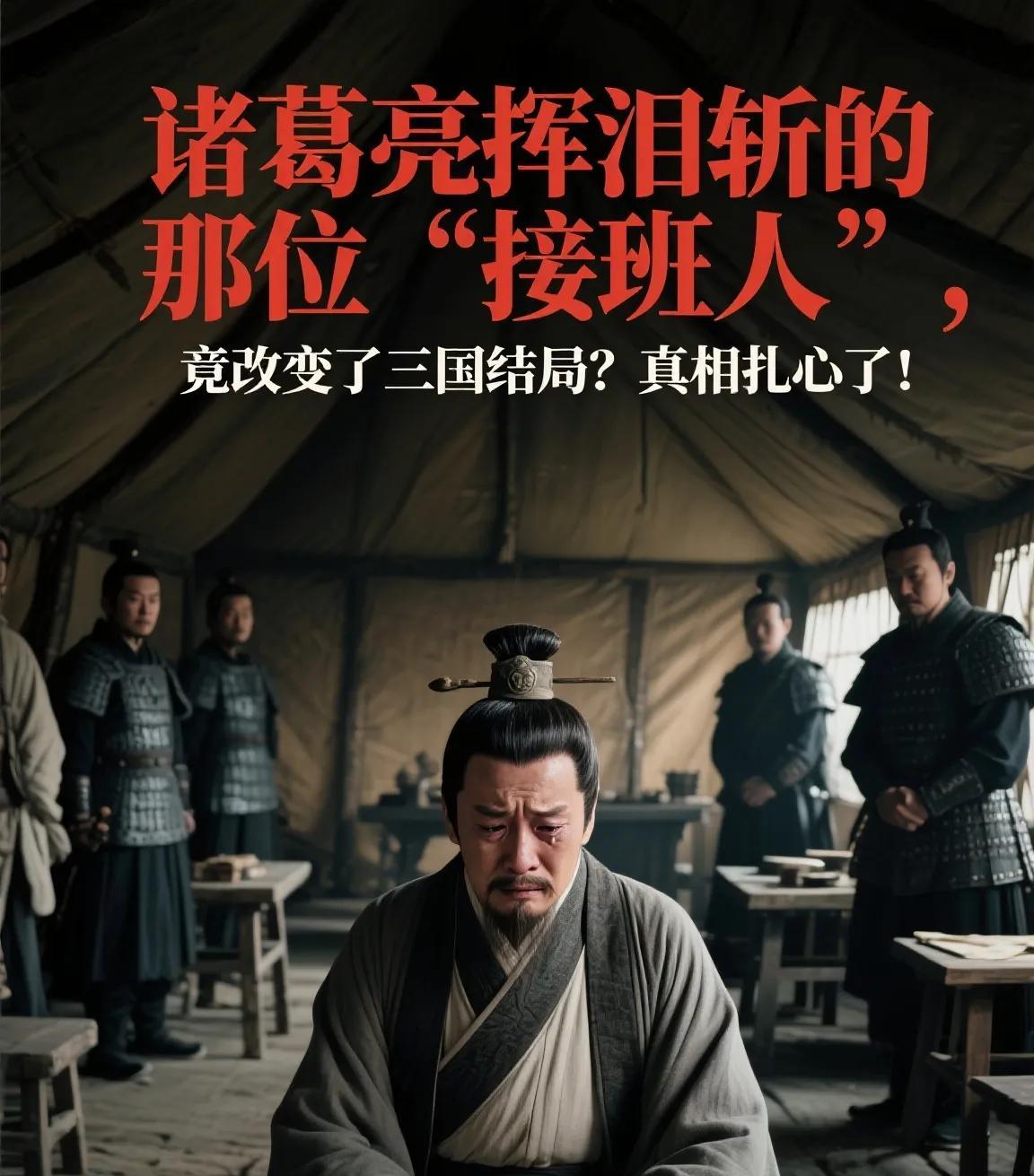 诸葛亮挥泪斩的那位“接班人”，竟改变了三国结局？真相扎心了！三国最狠的一刀，是