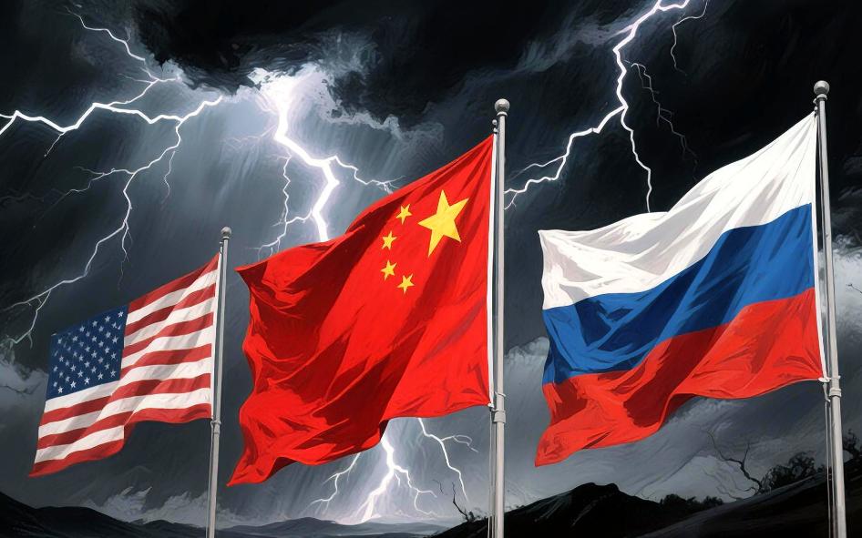 世界格局很“奇怪”:第一，中俄友好美国、欧洲、日本、印度不乐意第二，中美
