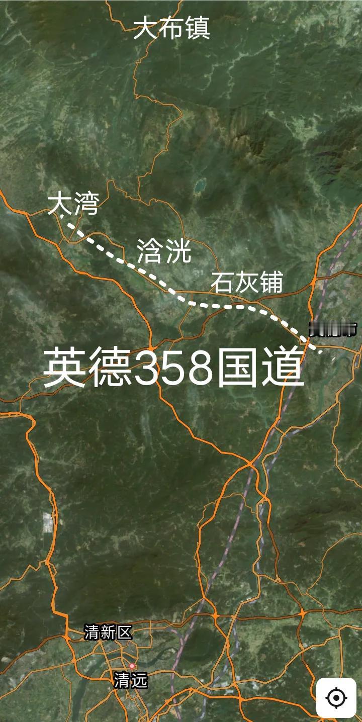 期待通车，清远英德市358国道城区至大湾镇段正在建设双向六车道的一级公路(部分四
