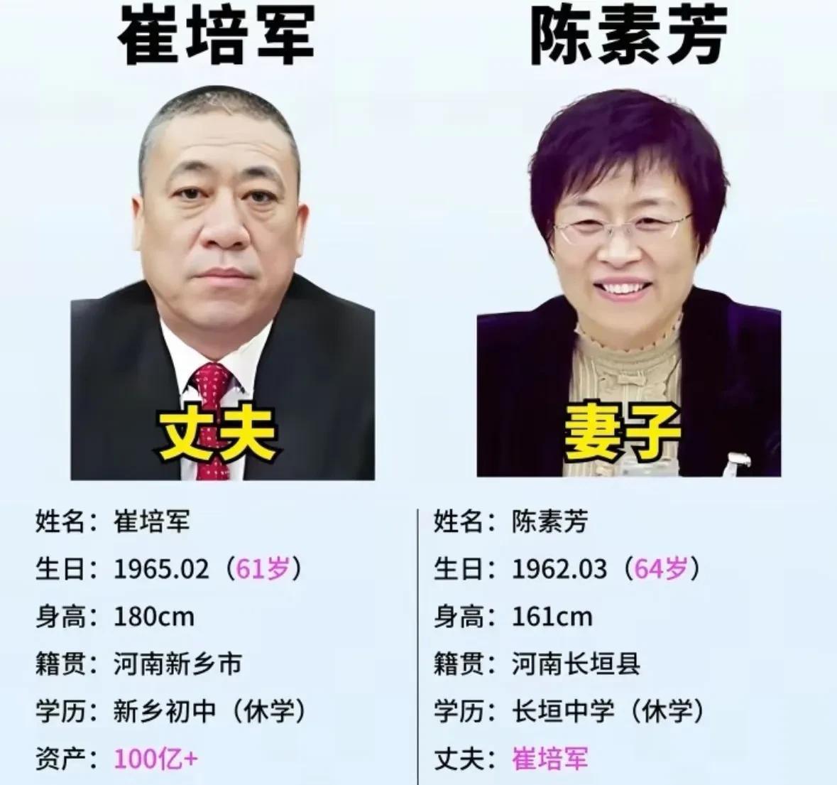 女大三抱金砖！崔培军夫妇从白手起家到百亿身家，不离不弃太难得崔培军和妻子陈
