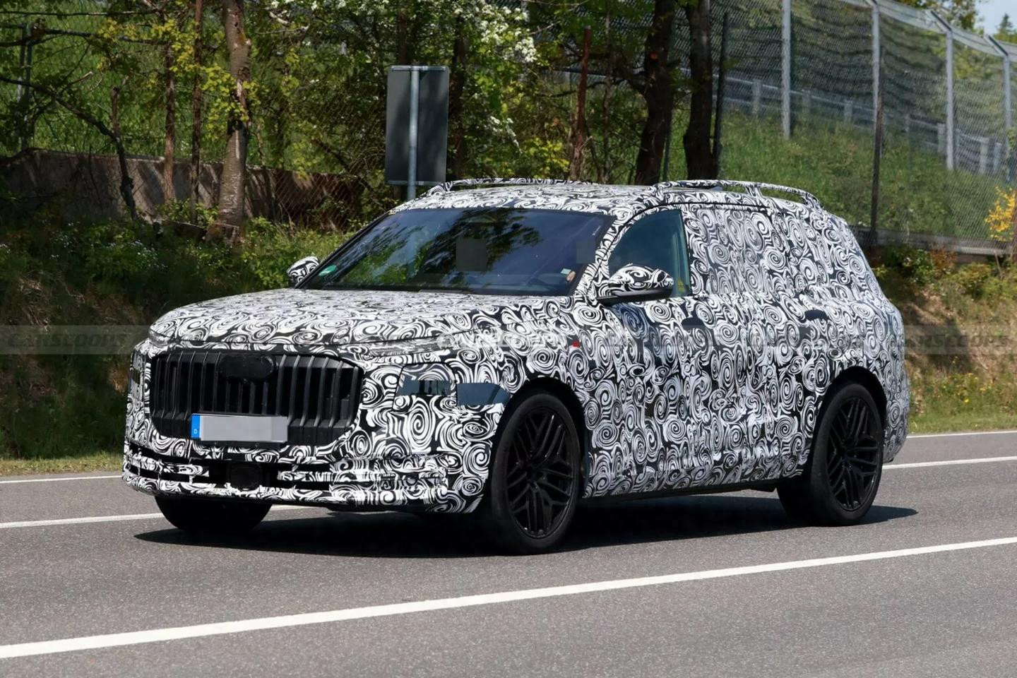 奥迪全尺寸旗舰SUVQ9确定年内登场，美国经销商都催着快点发😆定位高于Q7，