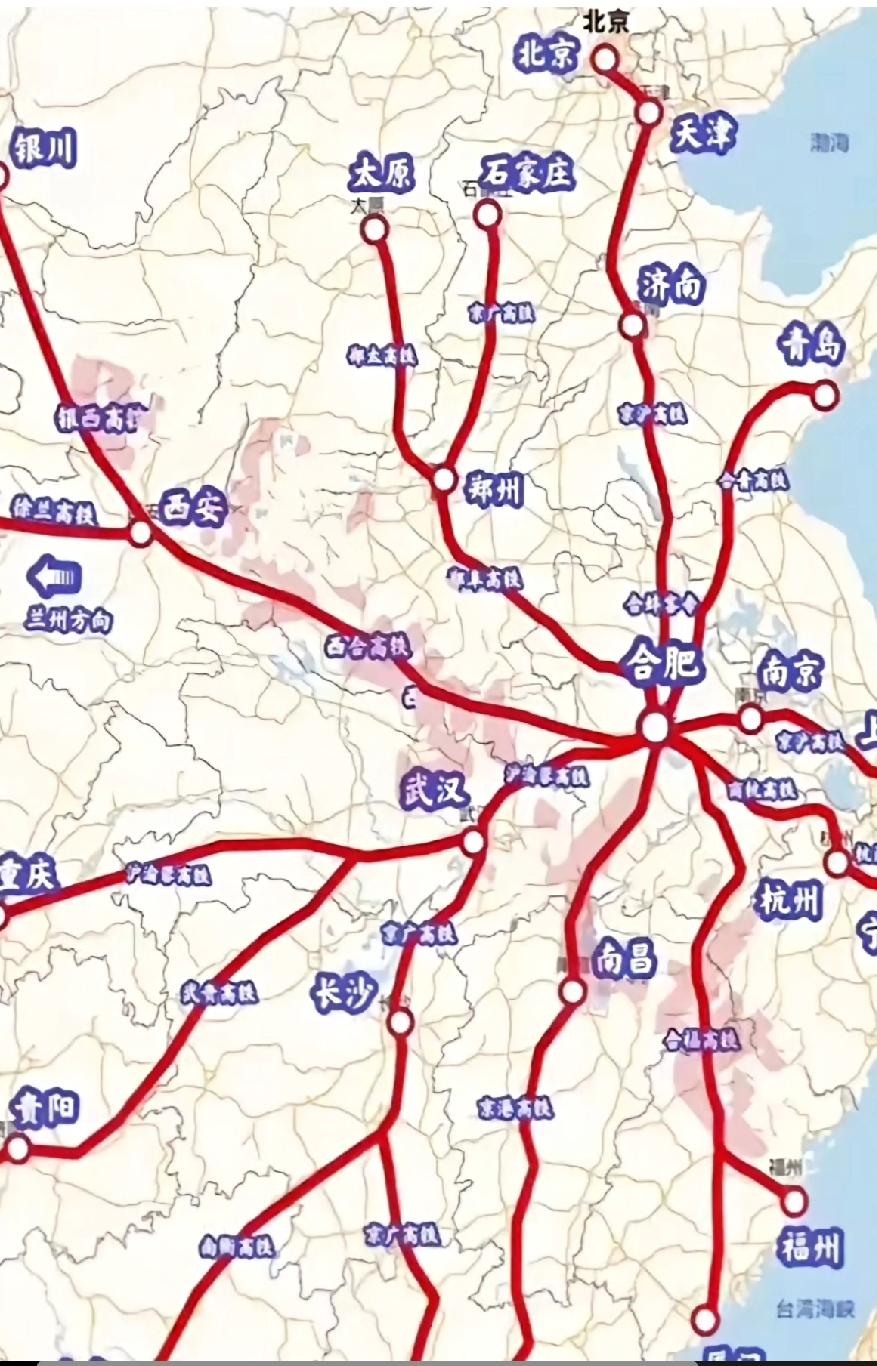 看看高铁的中心在哪？高铁路线[赞]