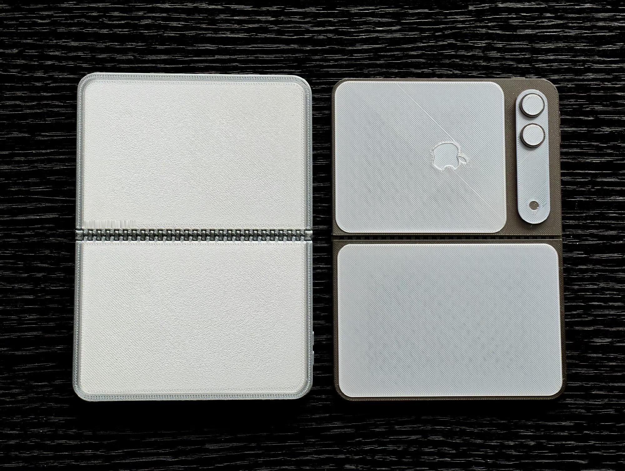 iPhoneFold模型曝光现在估计看不上眼！！等到出来的时候就又该想换了。