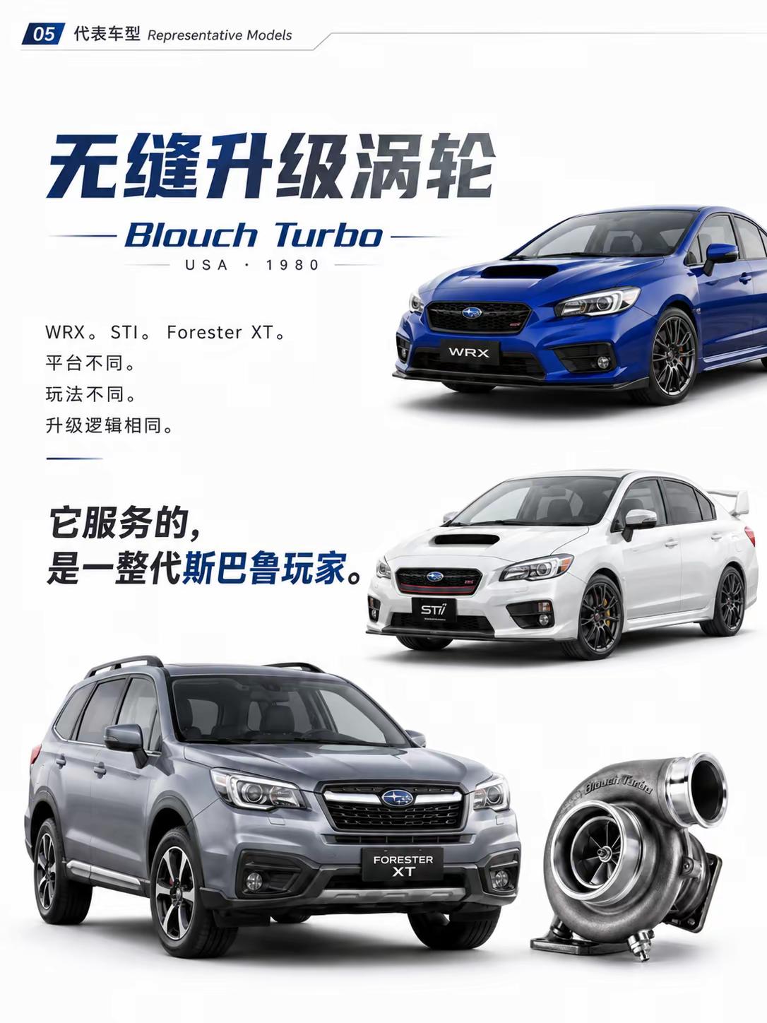 改完涡轮迟滞难开？为什么斯巴鲁老炮都装它。真正的升级，不是更猛，而是更顺！来自美国的BlouchTu