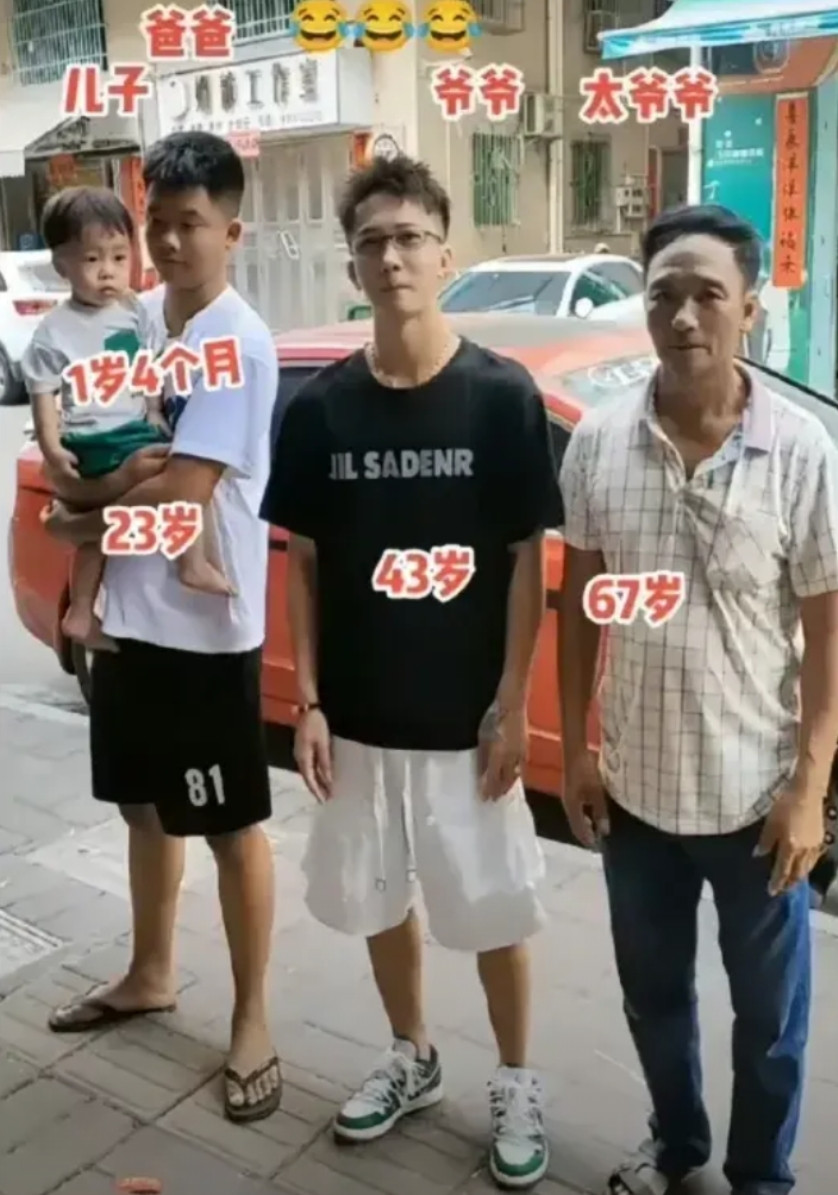 这就是典型的早生孩子早享福。