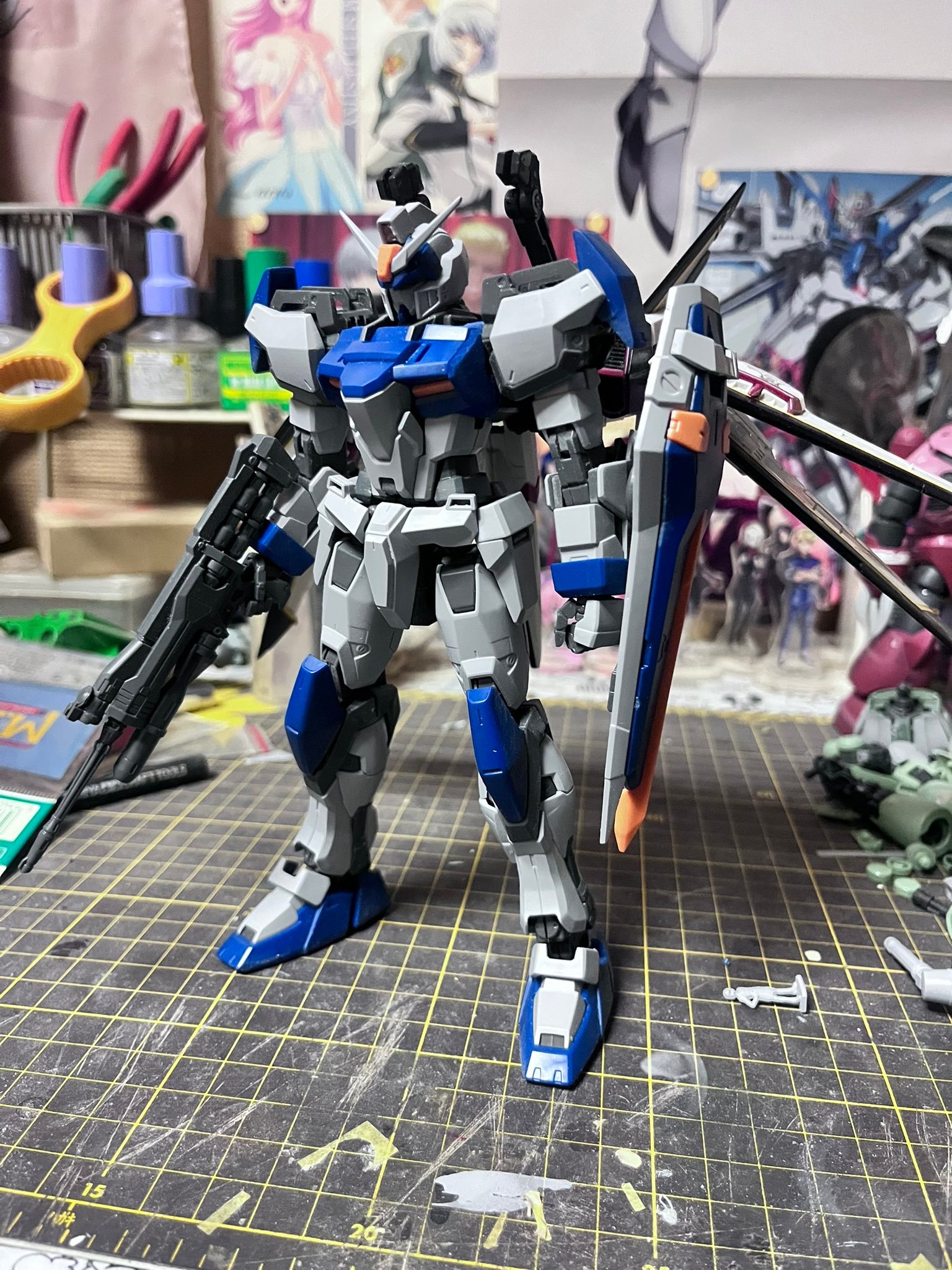 イノ开的新坑——MG决斗高达，使用大凤强袭背包改造《SEEDRe:》中的登场的