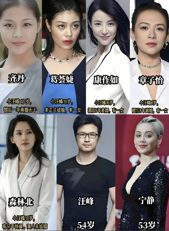 汪峰的前妻沉默了她们沉默的不是怪自己长的不好看，而是怪汪峰太会撩女人