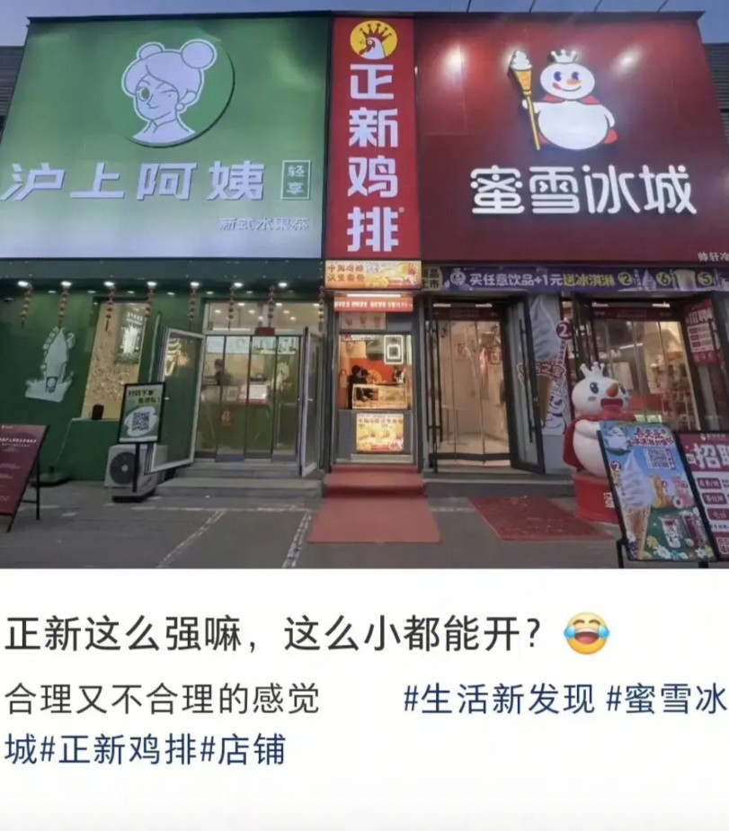 租给正新鸡排的含金量太高了网上之前有个段子谁家家里有空位不好摆设网友都会