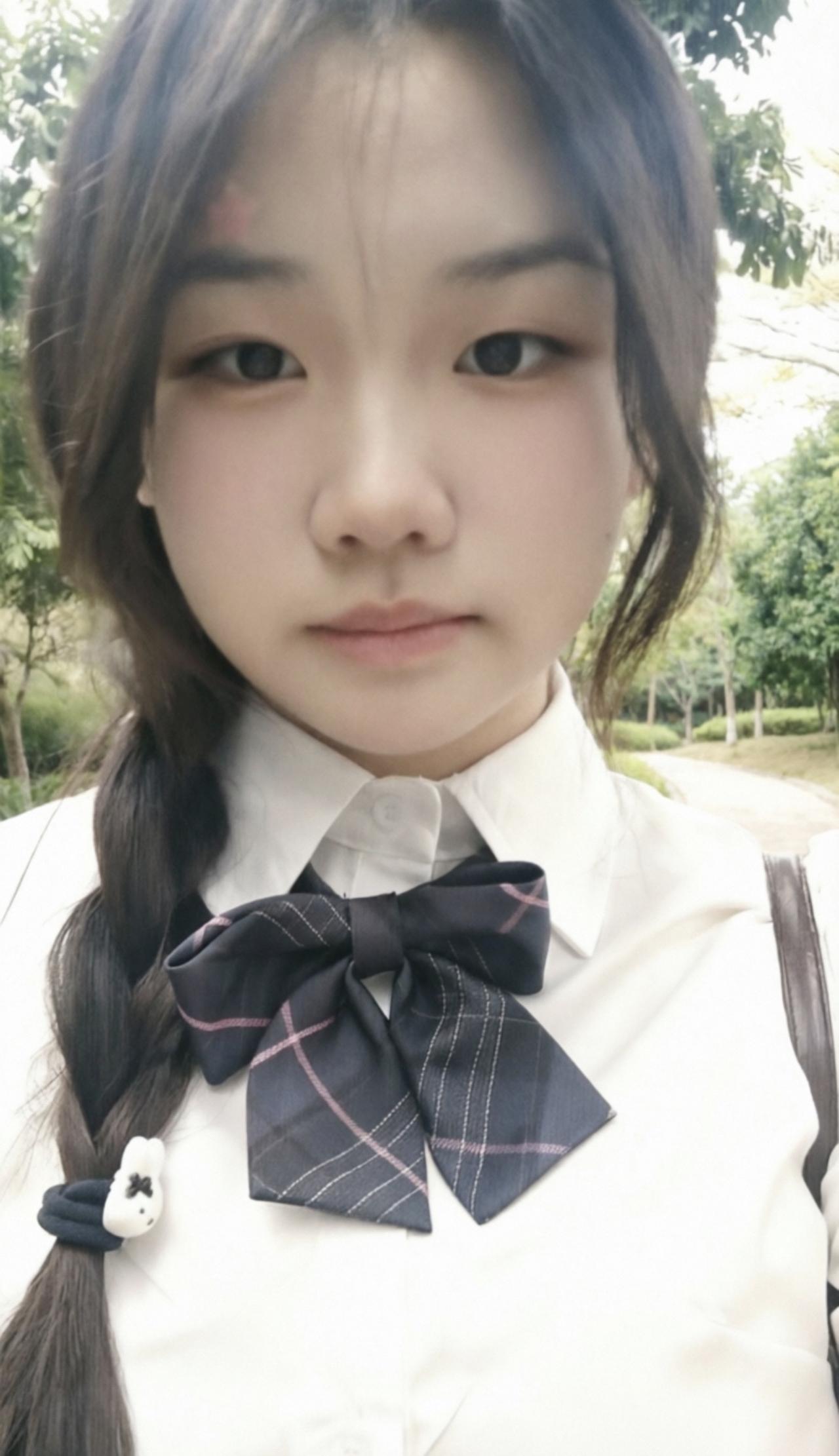 近距离拍摄，比较容易看出皮肤瑕疵，这样好看吗？