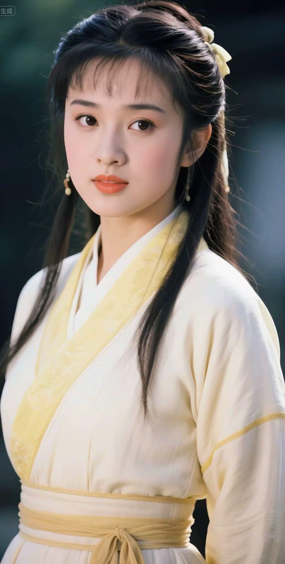 古典美女，白衣飘飘，古风韵味十足！