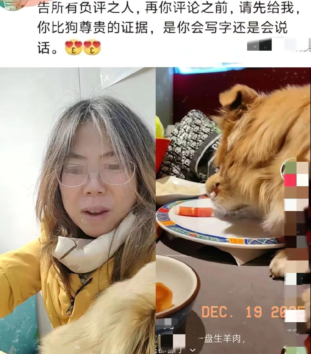 恶心到吐！北京女子带狗舔餐厅盘子还炫耀，怼网友“你比狗尊贵？”门店赔惨了