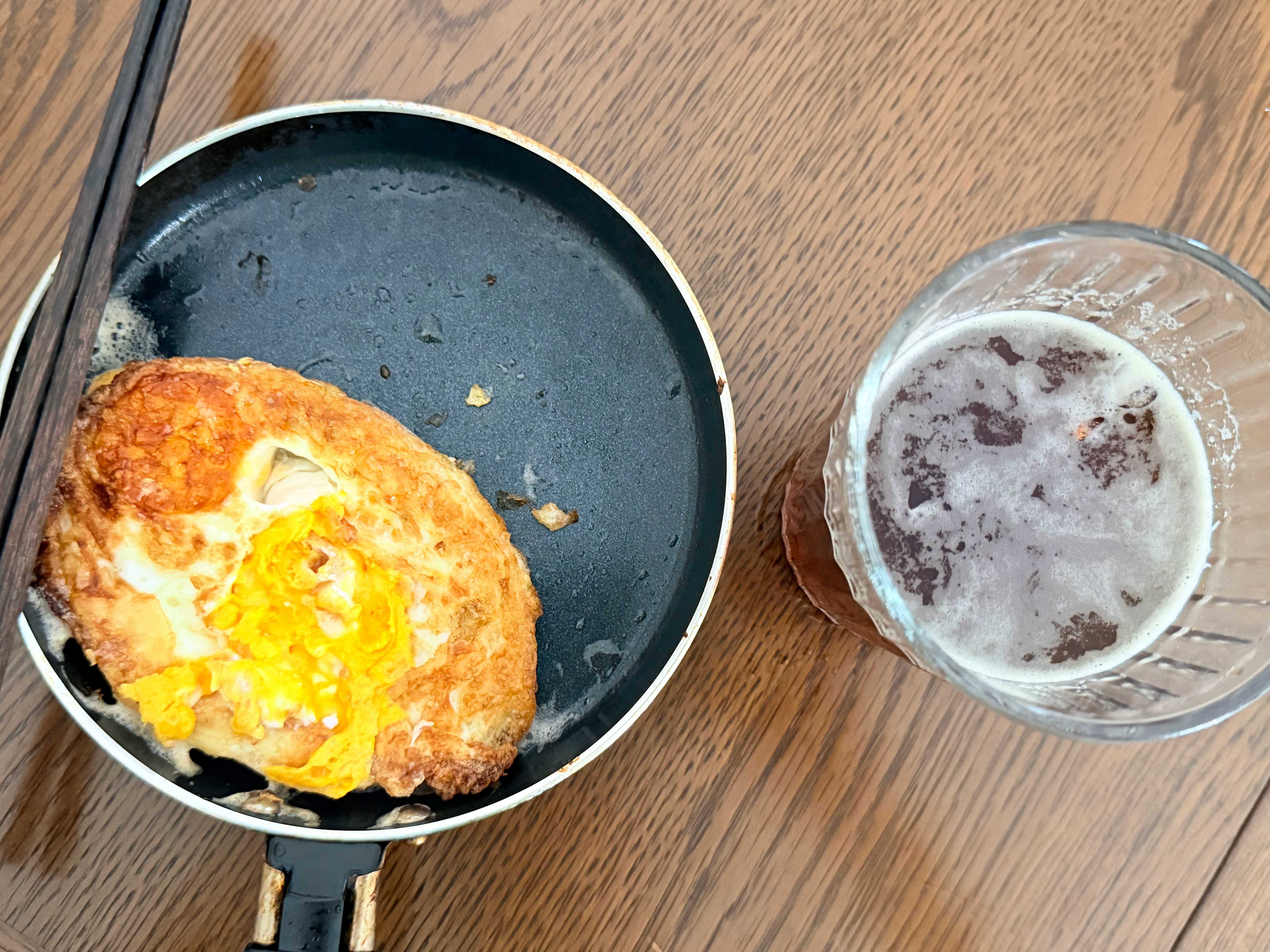 今日煎蛋🍳+冰美☕️​​​