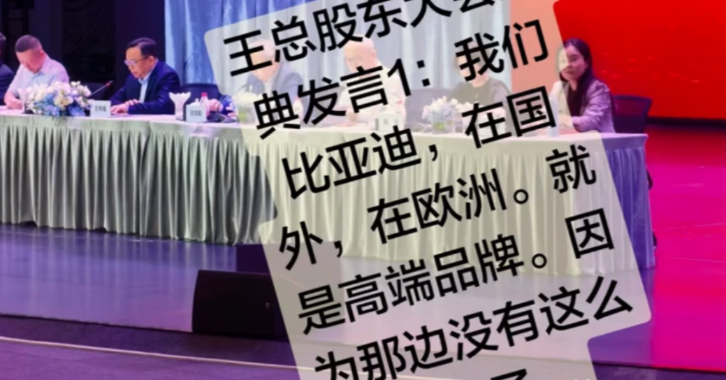 王传福今天这句话，把国内车市的遮羞布撕了个粉碎“在国外，没有这么多人黑你。”
