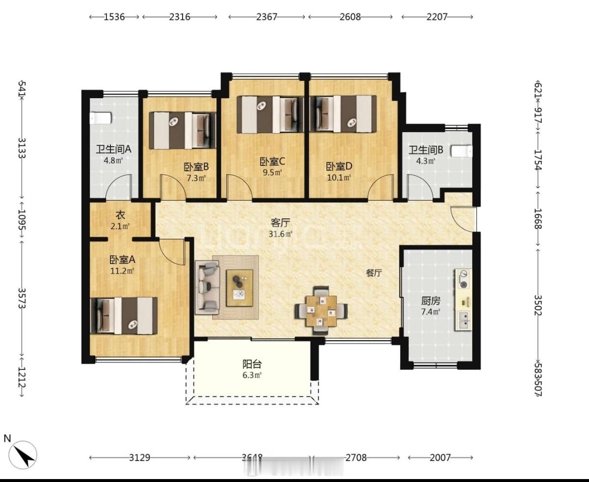 宝安碧海榕江壹号院120平刚成交，价格890万，单价7.4万这是放弃买新房碧海玖