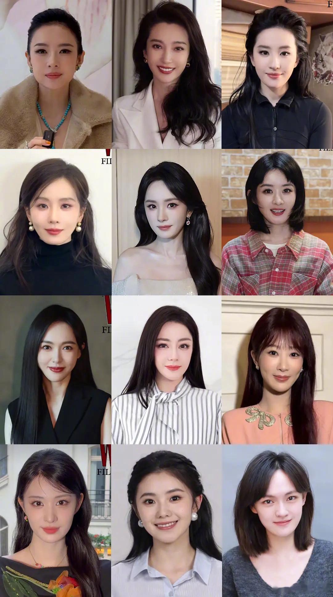 明星给WFilm录宣传视频截图女明星：章子怡、李冰冰、刘亦菲、刘诗诗、杨幂、赵丽