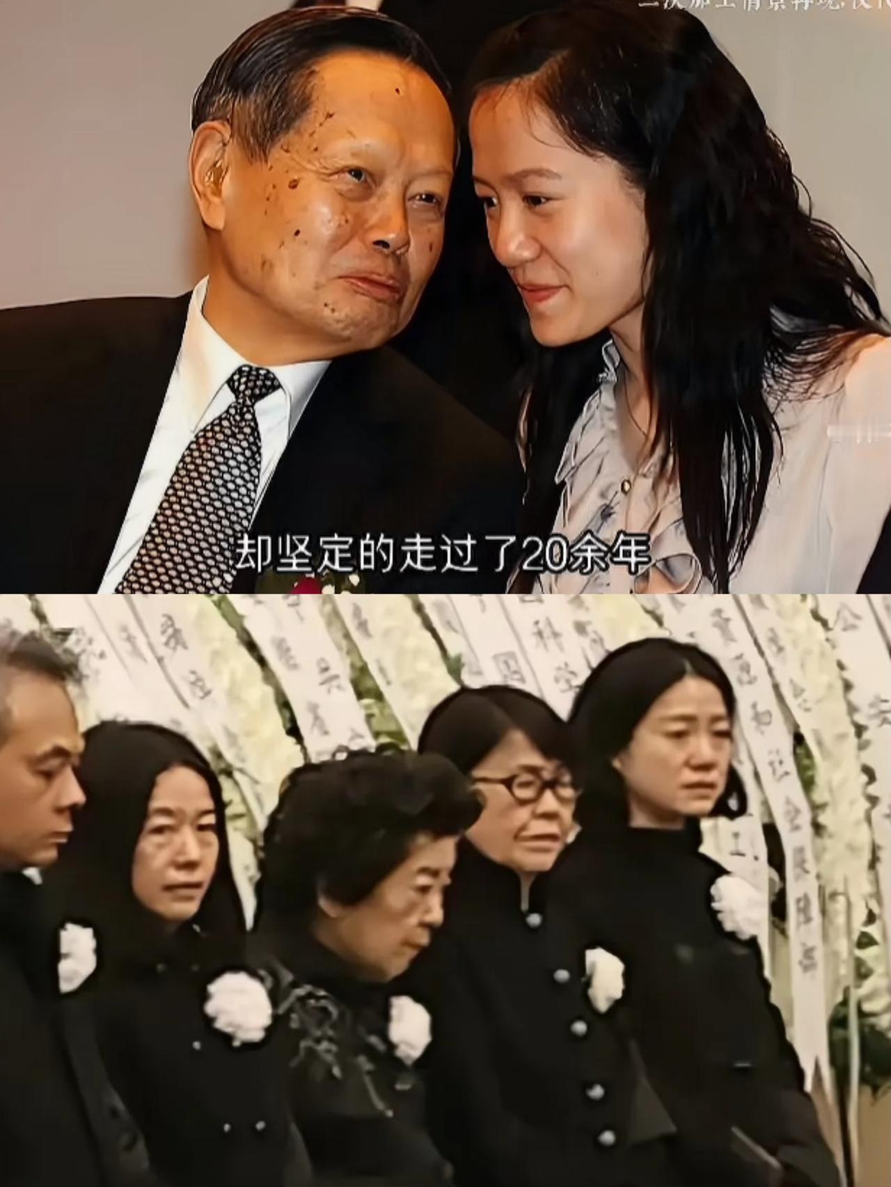 翁帆嫁给杨振宁到底图什么,看看八宝山追悼会上她站的位置,答案早就藏不住了。