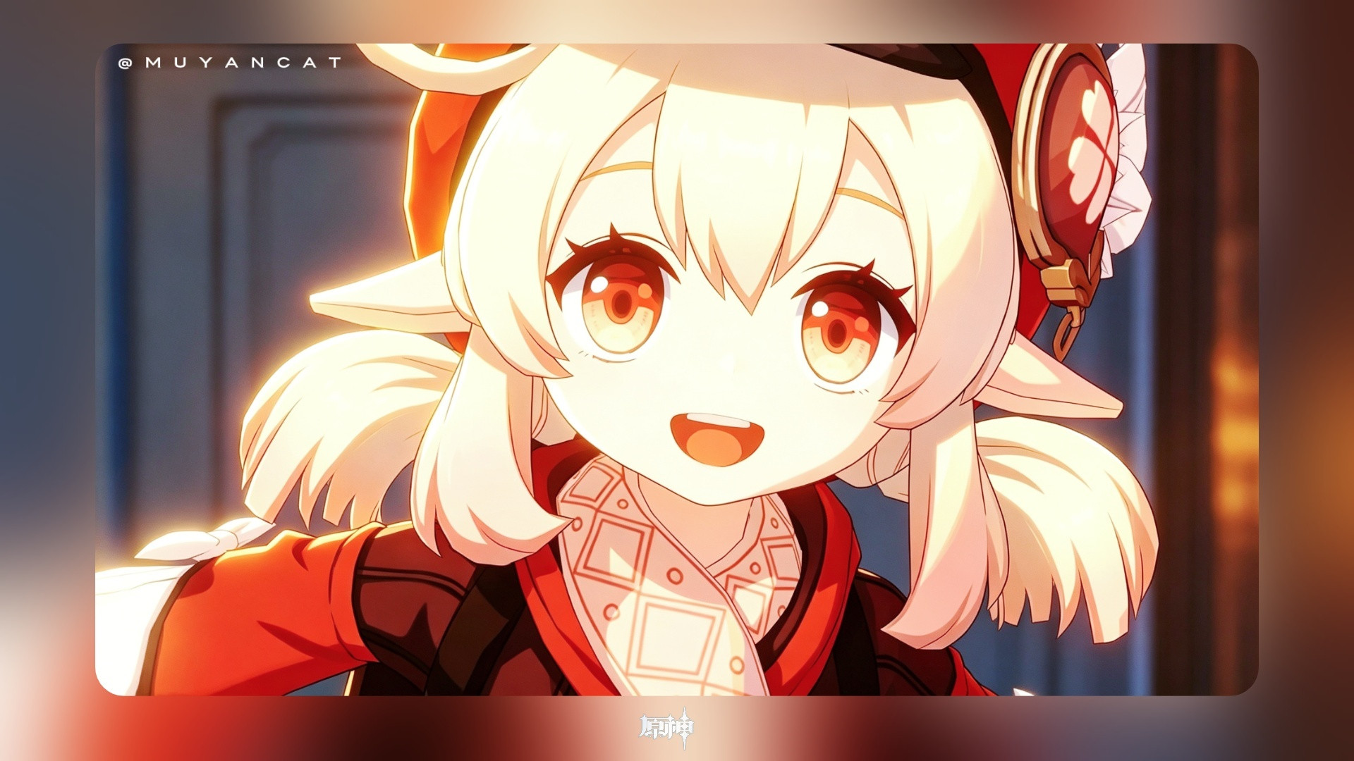  原神摄影｜可莉生日快乐！叮咚！蒙德火花骑士可莉来喽~ 眼...