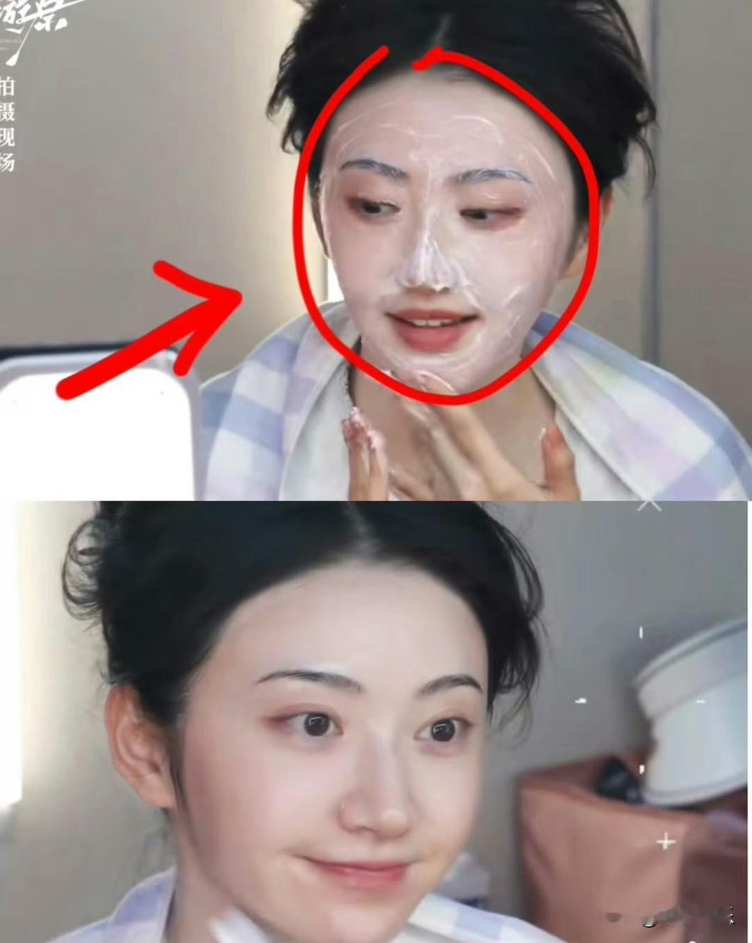 景甜化妆和不化妆根本没区别啊