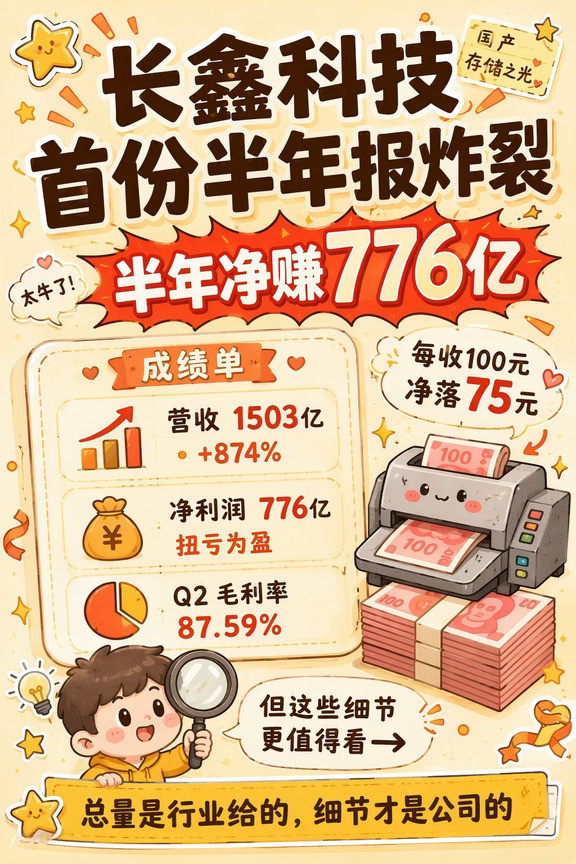 净利率75%？！国产内存龙头首份成绩单