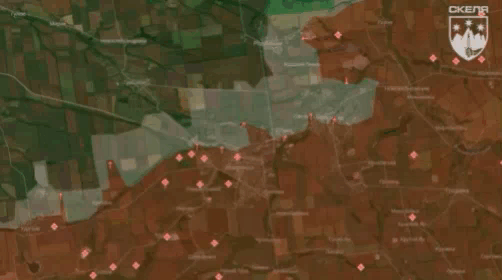 乌克兰士兵在波克罗夫斯克的阵地放烟花，庆祝新年的到来，同时也粉碎了俄军完全占领该