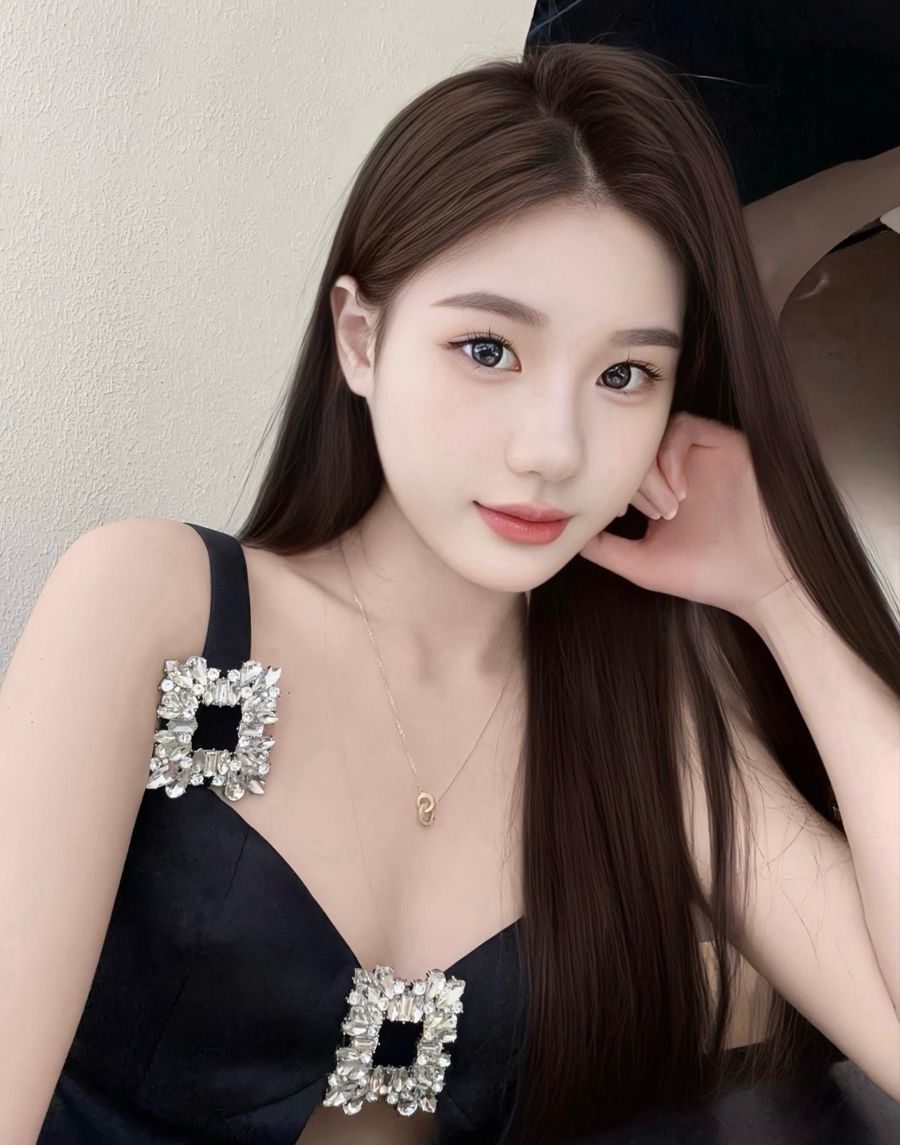 优雅黑裙，闪耀珠宝，气质满分！💎✨