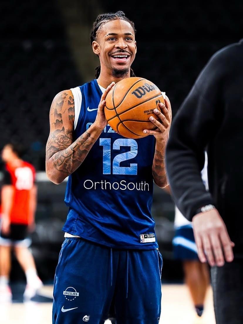 脸上的笑容，脸上有光～莫兰特灰熊vs快船