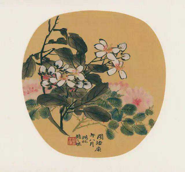 赵之谦花卉小品。赵之谦（1829年8月8日－1884年11月18日），汉族，浙江