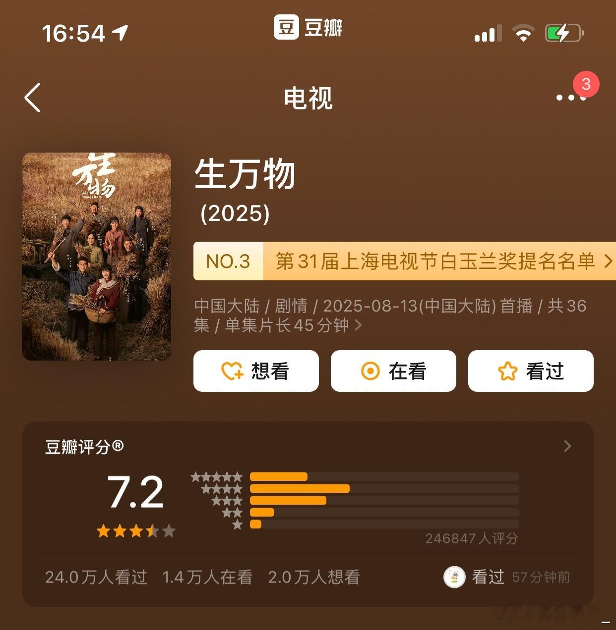 爱奇艺给提名白玉兰奖的剧都加上了标注（站内和豆瓣都标注上了），优酷快过来学习啊，