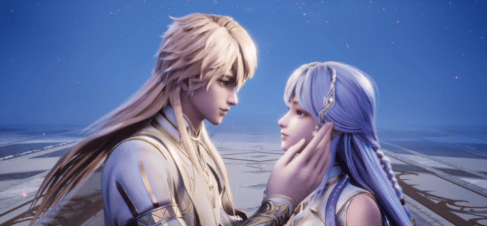 神印王座收官大结局龙皓晨提亲那场戏，他的眼神里有四年的分量。从一个少年到能扛起