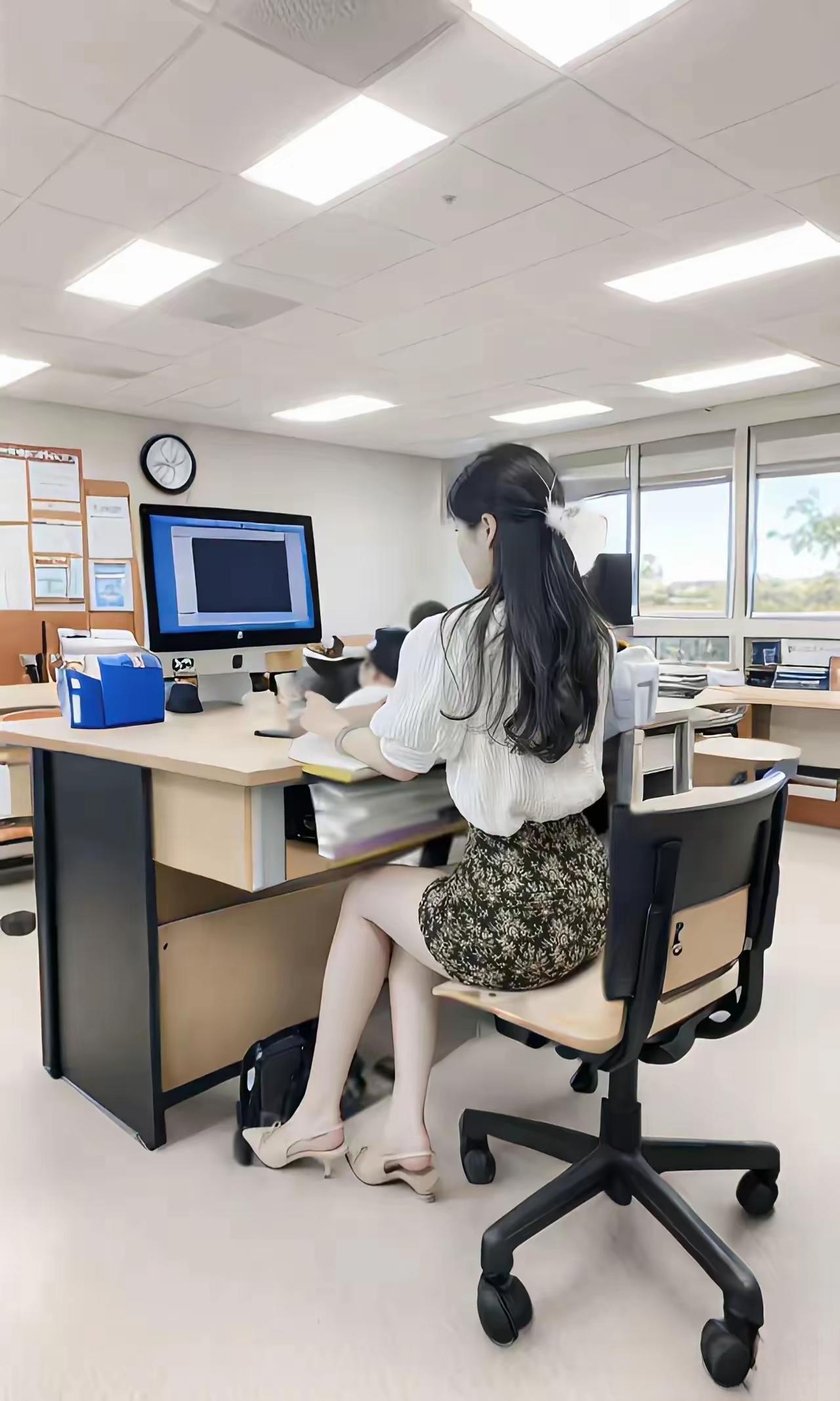 办公室日常✨忙碌工作中的优雅女性💼💻