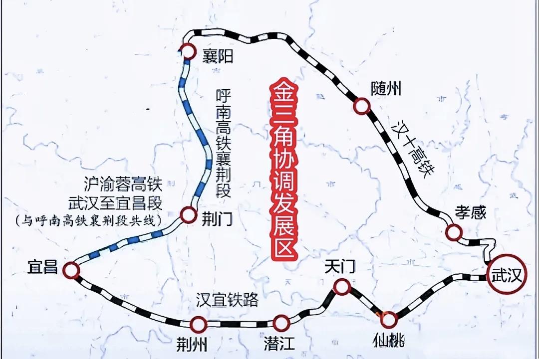 未来五年，湖北将重点发展“金三角”协调发展区，这个区域也是湖北省“十五五”时期高