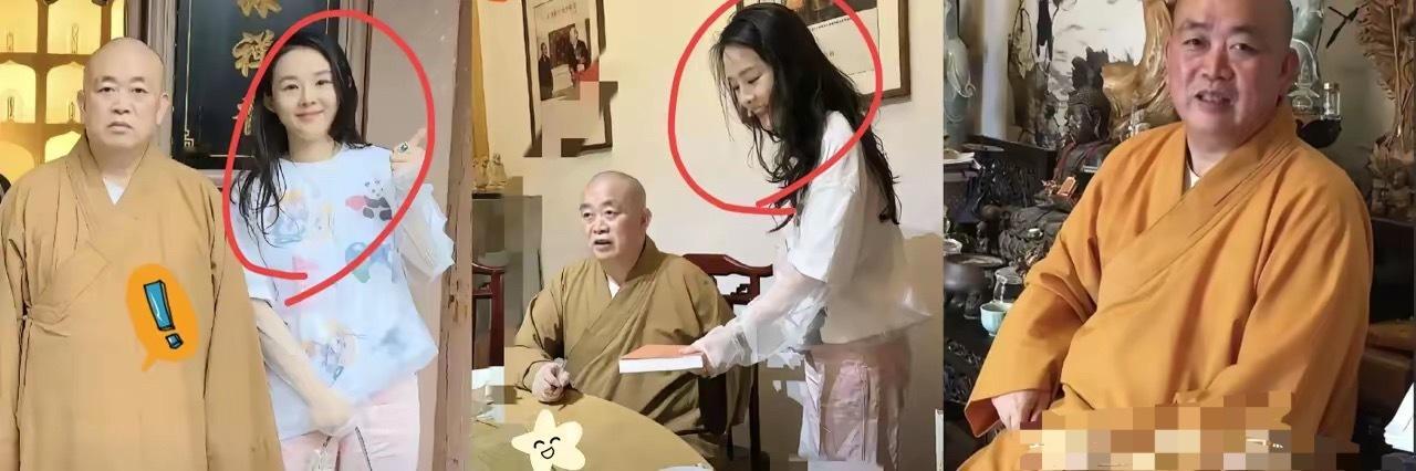 瓜太特别！释方丈与夫人同框，皮肤白皙保养佳，网友：该让持清净证的来​​​​释方丈