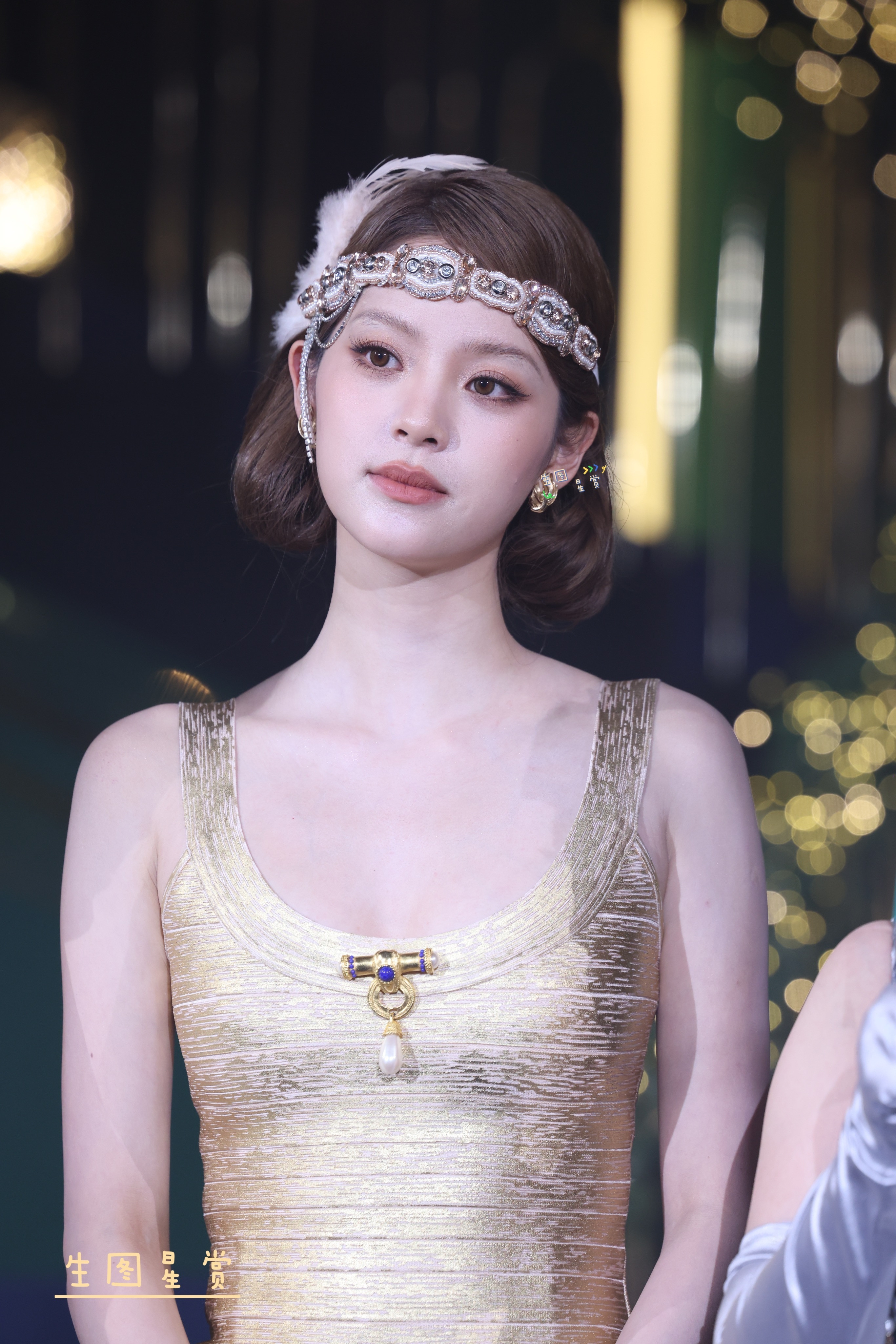 欧阳娜娜海蓝之谜活动假面舞会千金公主👸🏻🌟欧阳娜娜cos黛茜欧阳娜娜