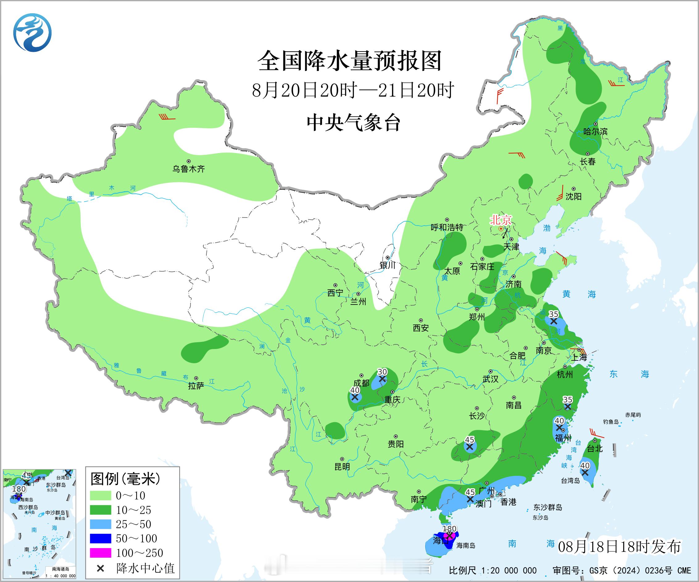 台风【季风槽联合季风低压制造降雨】台东以及南海北部的低压，发展潜力很弱，目前看，