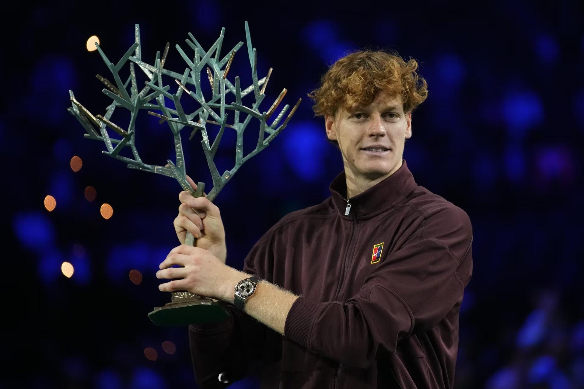 辛纳职业生涯迄今为止2️⃣3⃣️座男单冠军🏆2️⃣0️⃣2️⃣0️⃣ATP25