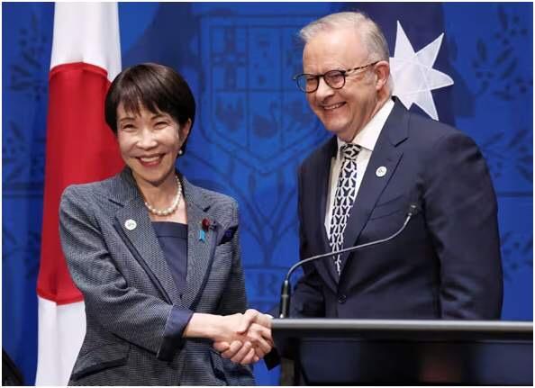 5月4日，当高市早苗还在堪培拉与澳总理阿尔巴尼斯谈笑风生、推销所谓“准同盟”关系