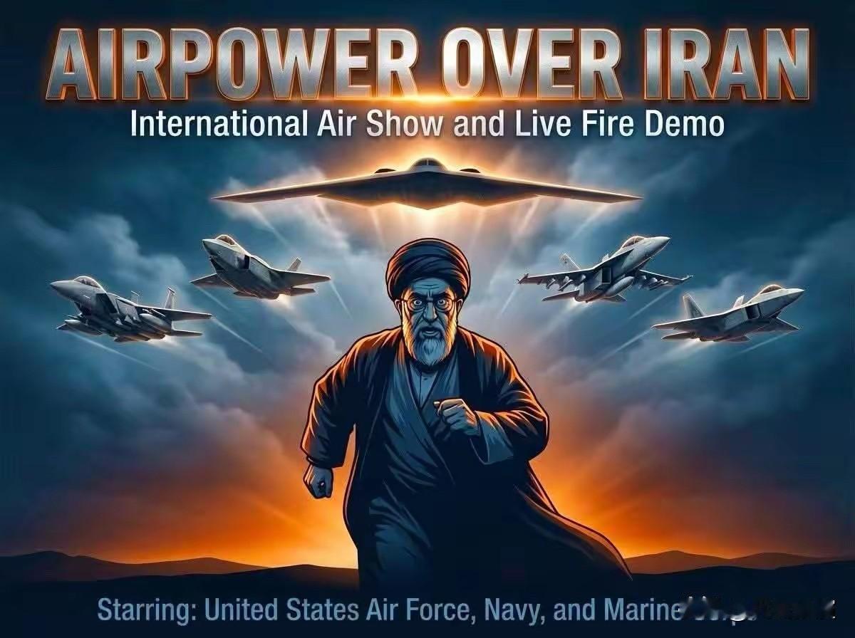 伊朗主动开火，突然发动的大规模导弹袭击，也是个好办法。躺平是不行的，一旦跪下，很