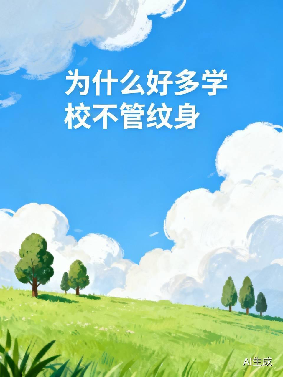 之前刷到湖南那所职校的事印象太深，15岁女孩刚报到缴完费，就因为胳膊上一小块卡通