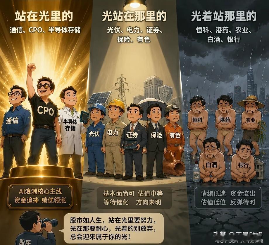 一张图看懂A股现状：有人在光里狂欢，有人在雨里裸奔，你在哪？这张A股“众生