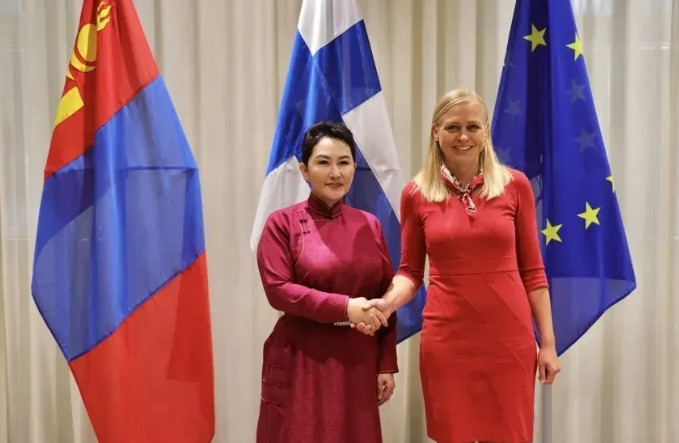 蒙古国可能要成为第二个乌克兰？据报道，蒙古国外长巴特策策格访问芬兰，双方发表联合