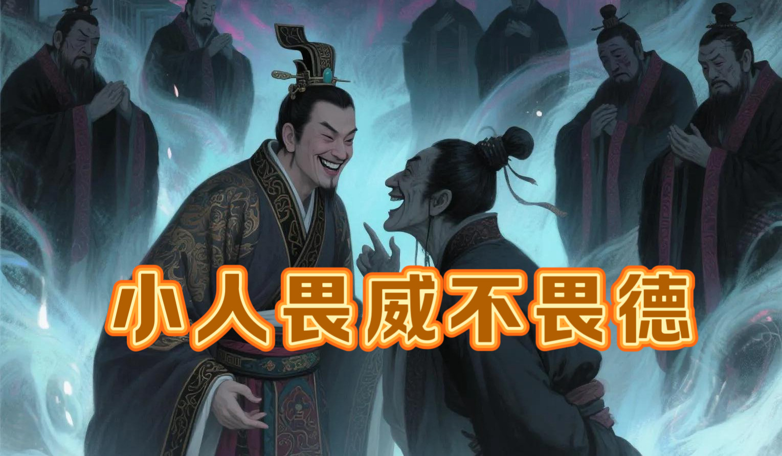 《小人畏威不畏德》他冒犯了你。你不想轻易与人翻脸，所以你选择让步。你假装不在