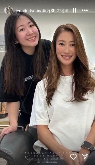 谢霆锋妹妹产后恢复状态43岁的谢婷婷（Jennifer）于今年7月宣布为现