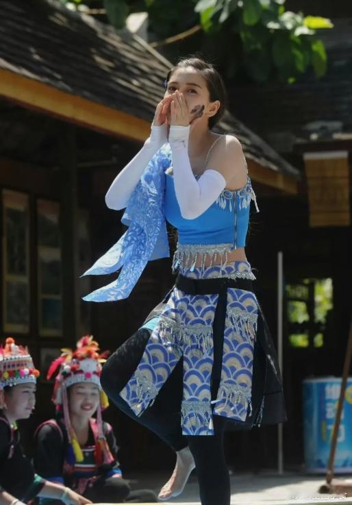 跑男第一季的时候真的被杨颖惊艳到了，这应该是她的颜值巅峰吧！