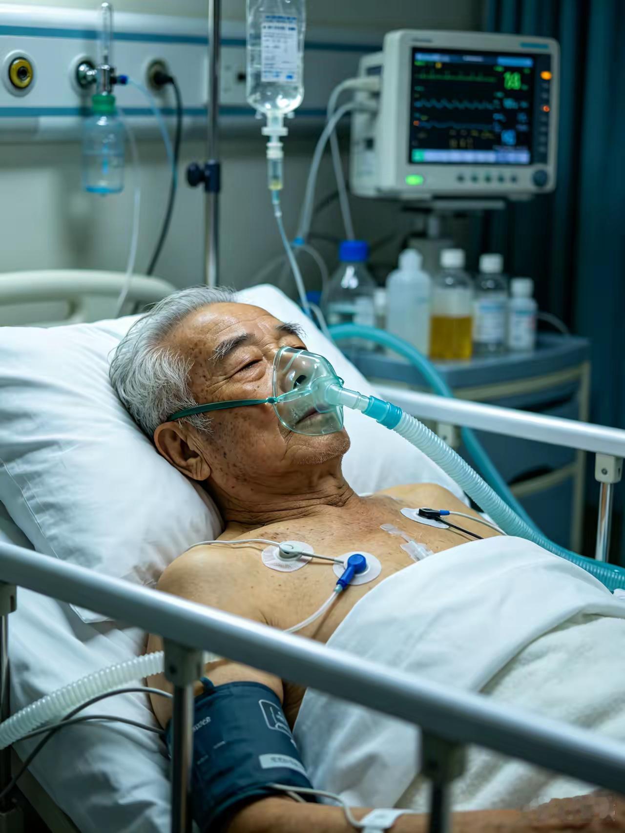 发现没，医院里头，那种七八十岁的老人，只要推进了重症监护室，十个里头能出来一个就